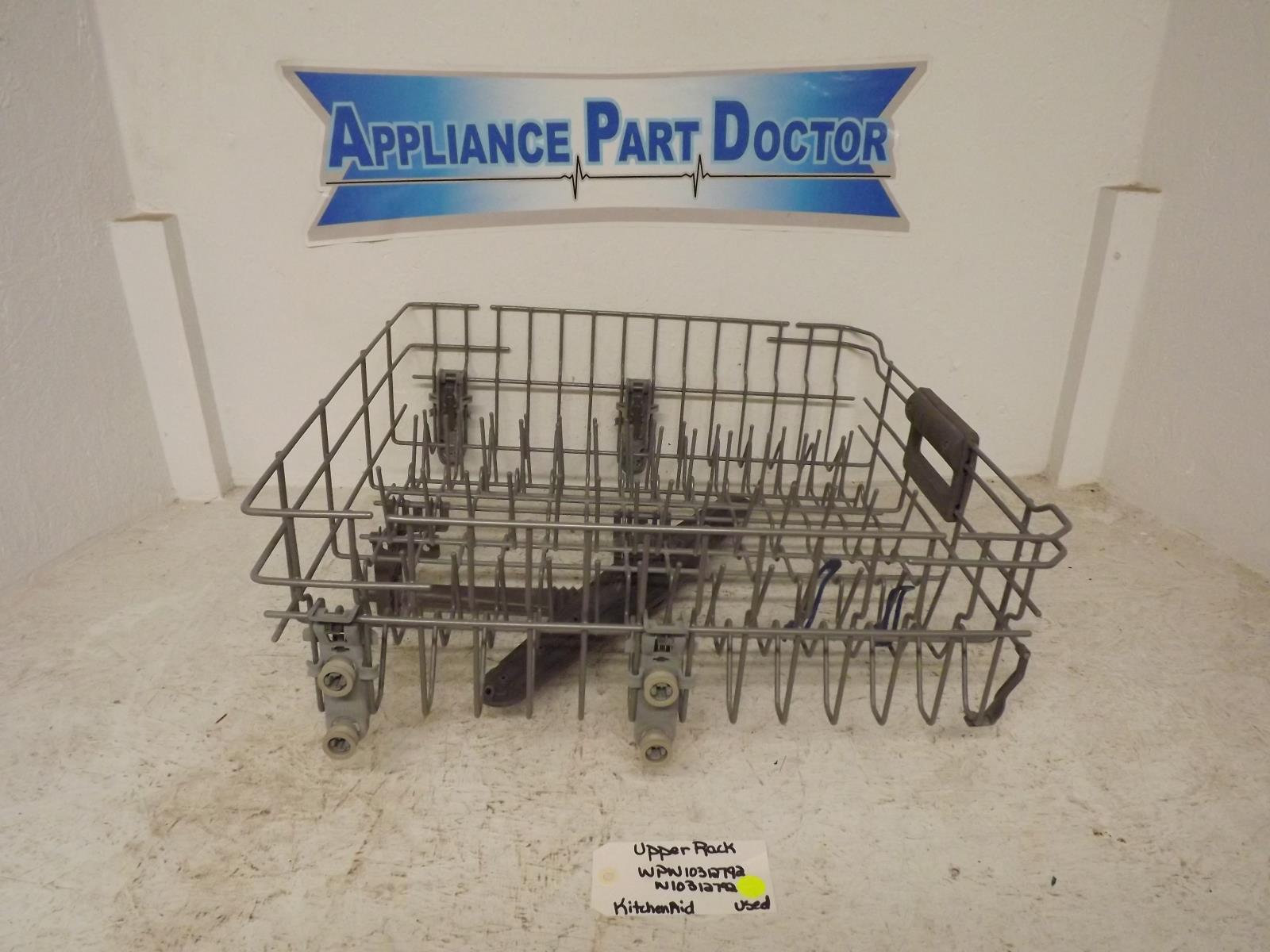 KitchenAid Dishwasher WPW10312792 W10312792 Upper Rack Used KitchenAid Dishwasher WPW10312792 W10312792 Upper Rack Used